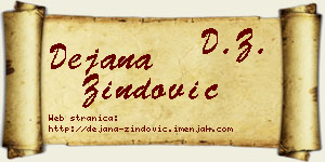 Dejana Zindović vizit kartica
